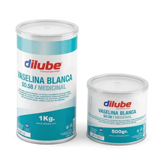 Vaselina Filante Medicinal SD-58 | Grado Farmacéutico y Cosmético